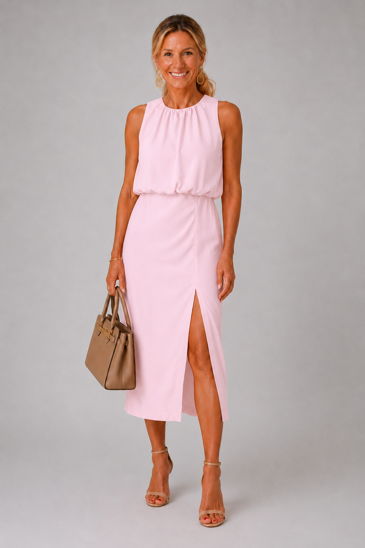 Antoinette - Middi Dress With Side Slit