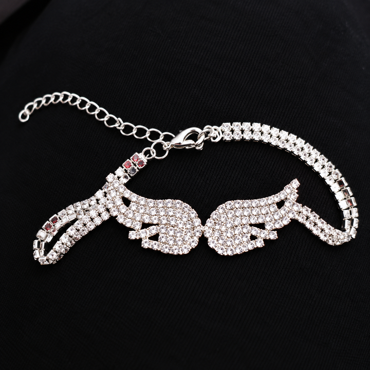 Clarira - Adjustable Angel Wings Anklet