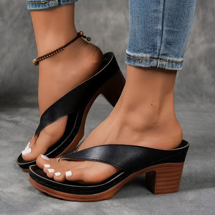 Gerta - Stylish High Heel Slipper