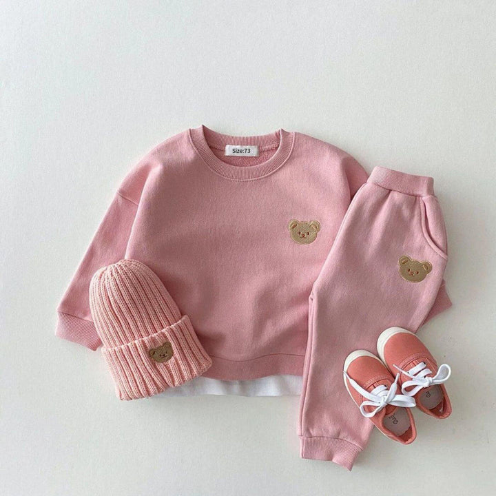 Naiara - Stylish Bear Print Clothes Set