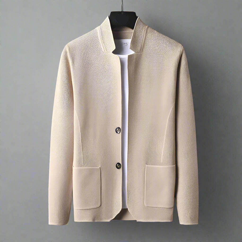 Nandor - Knitted Cardigan With Front Pocket