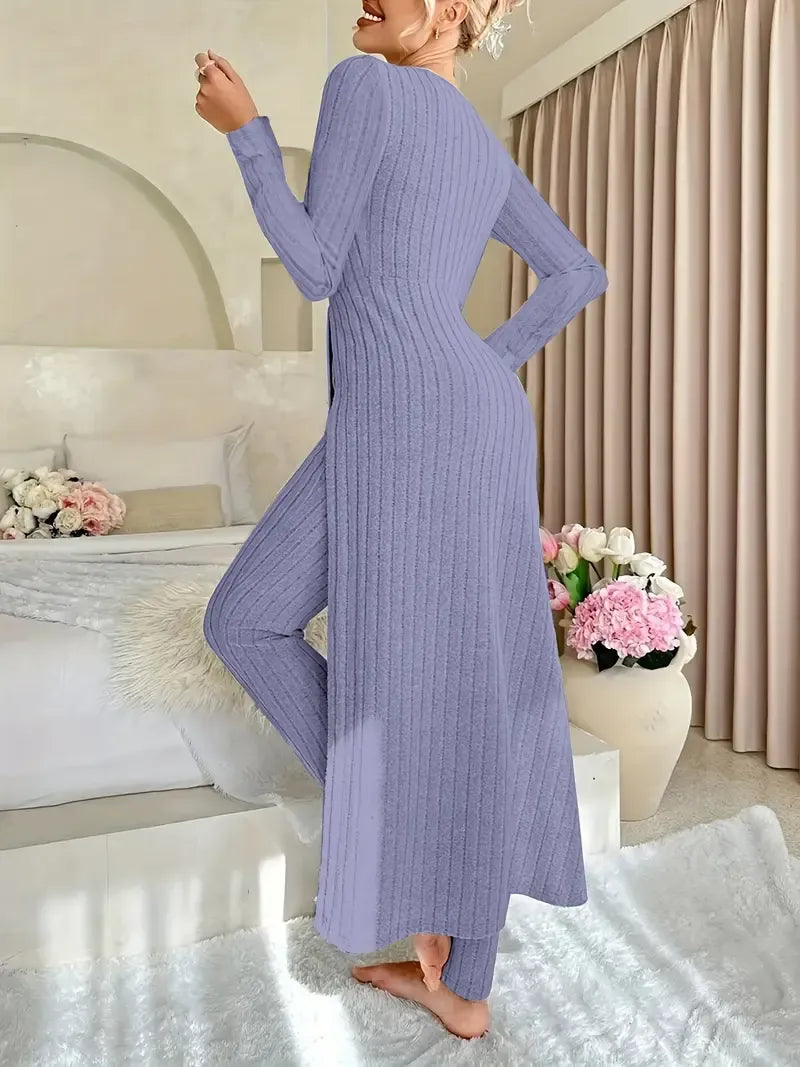 Zayda - Elegant Knitted Two Piece Set