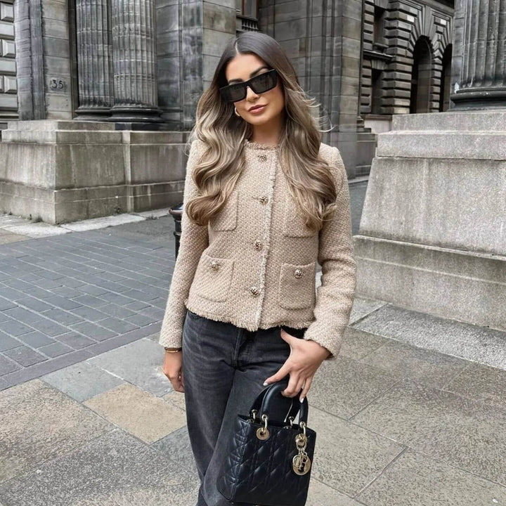 Graciana - Stylish Tweed Jacket