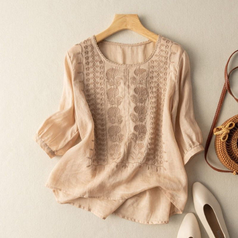 Litsa - Casual Short Sleeve Shirt