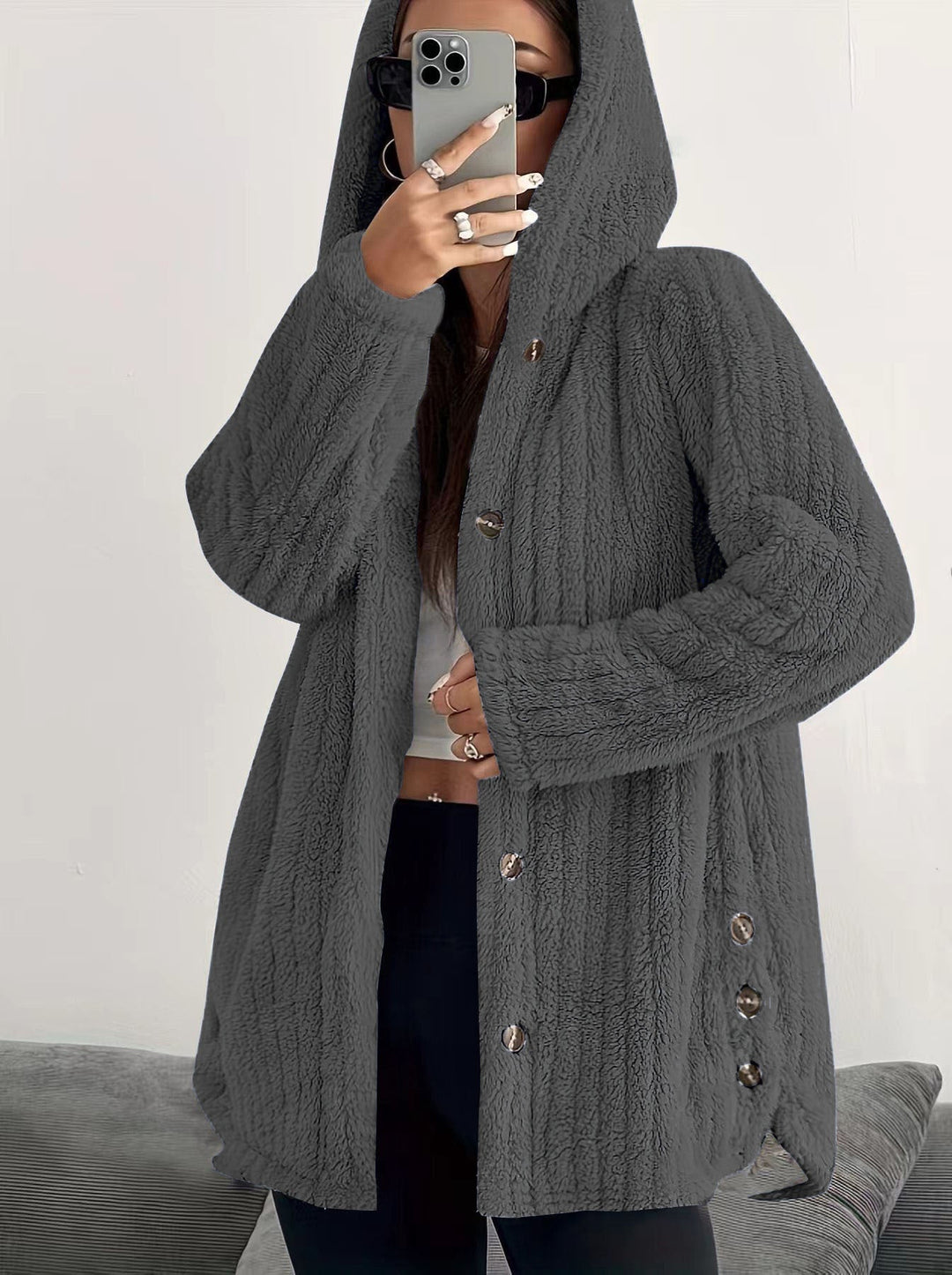 Robine - Long Sleeve Winter Hooded Jacket