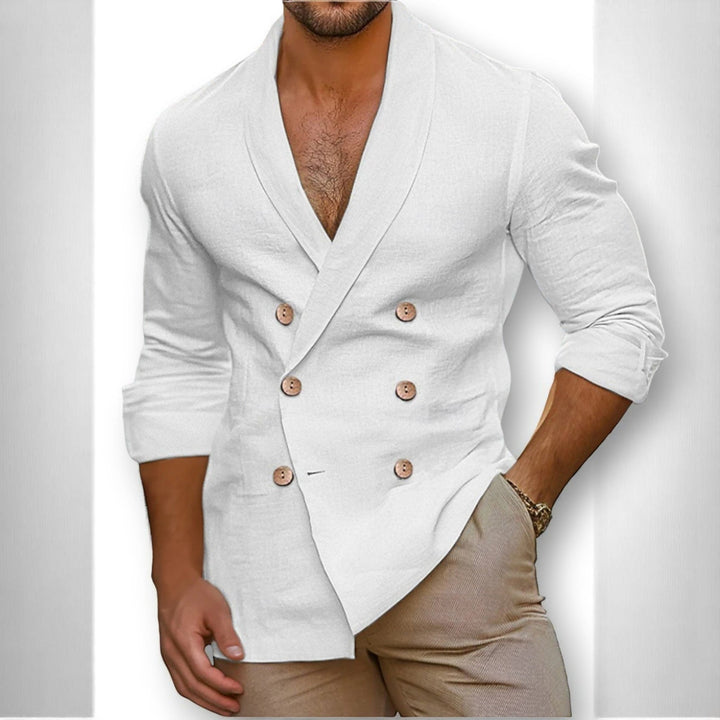 Milorad - Casual Double Breasted Shirt