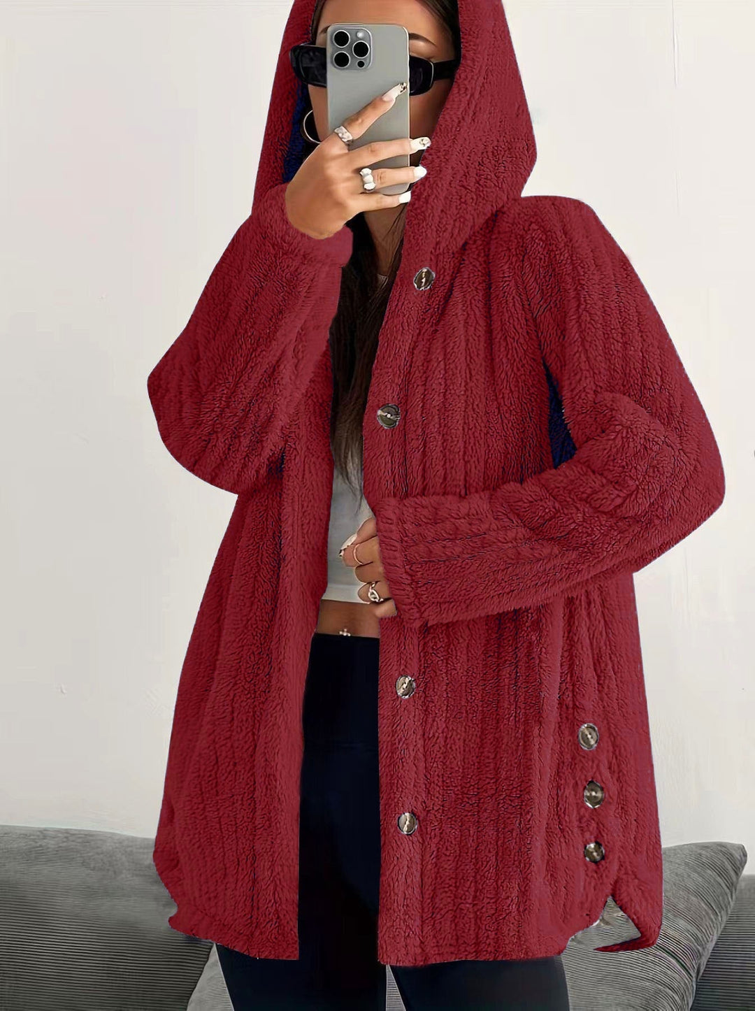 Robine - Long Sleeve Winter Hooded Jacket