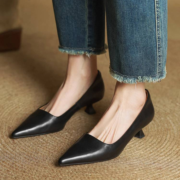 Delis - Genuine Leather Pumps