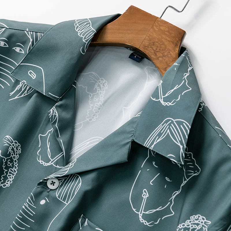 Bertrend - Short Sleeve Printed Shirt