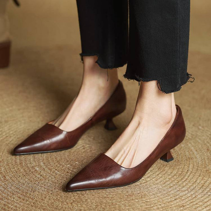 Delis - Genuine Leather Pumps