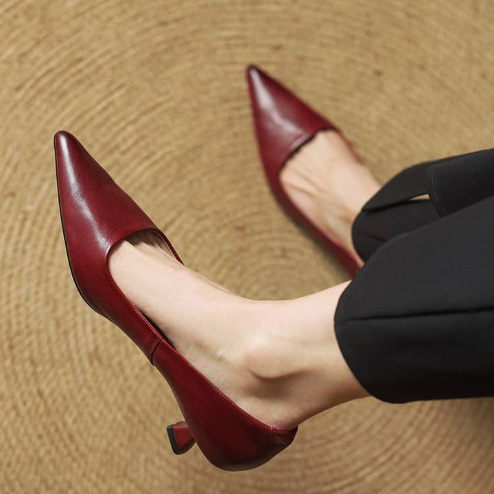 Delis - Genuine Leather Pumps