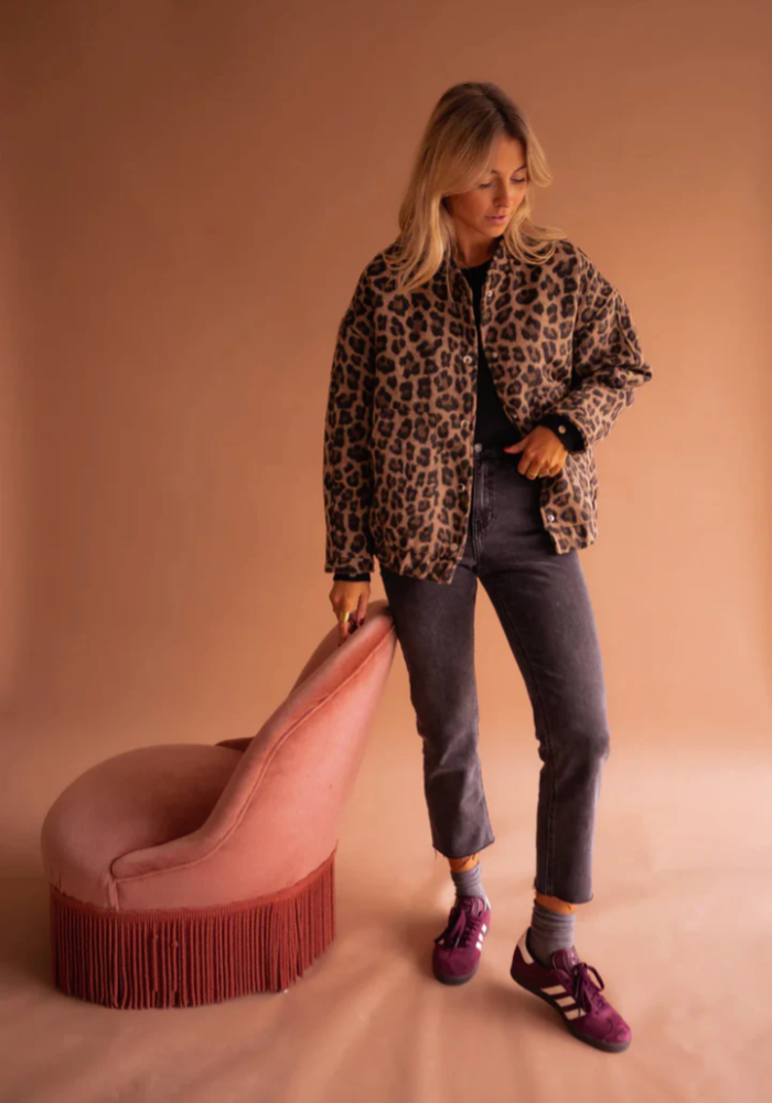 Leoona - Leopard Bomber Jacket