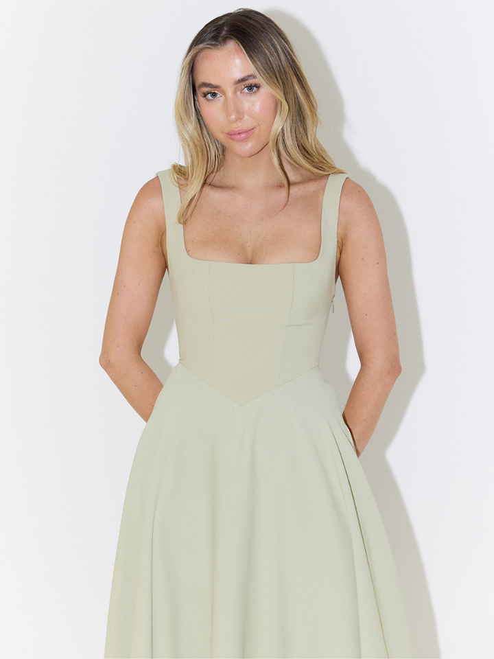 Zinovia - Stylish Sleeveless Dress