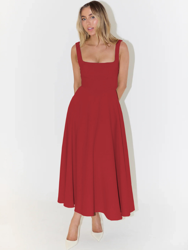 Zinovia - Stylish Sleeveless Dress