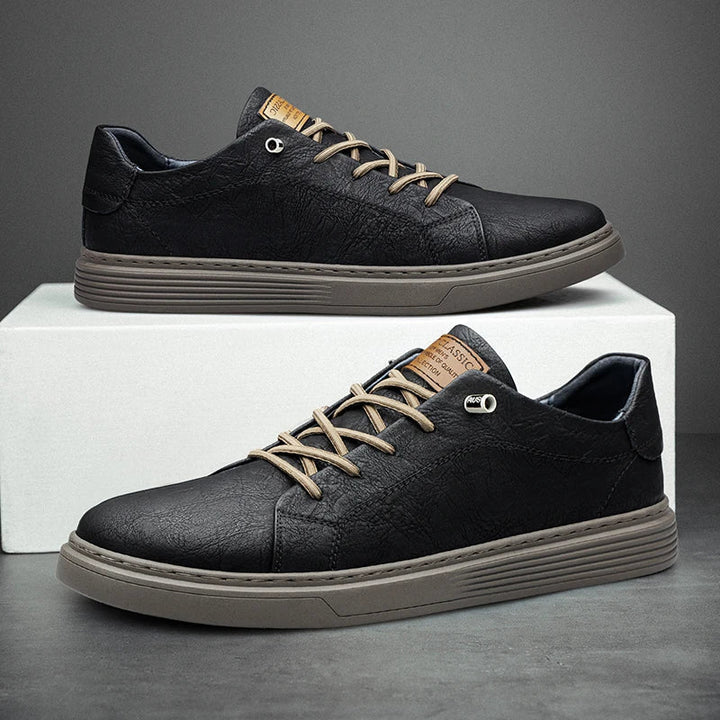 Axiomedge - Genuine Leather Sneakers