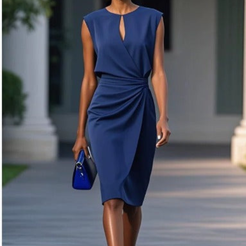 Chantalle - Casual Sleeveless Midi Dress