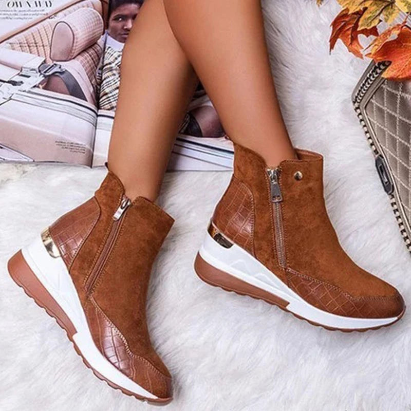 Niniane - Orthopedic Ankle Boot With Side Zip