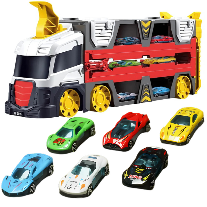 MechTrack - Versatile Transformer Truck with Race Track