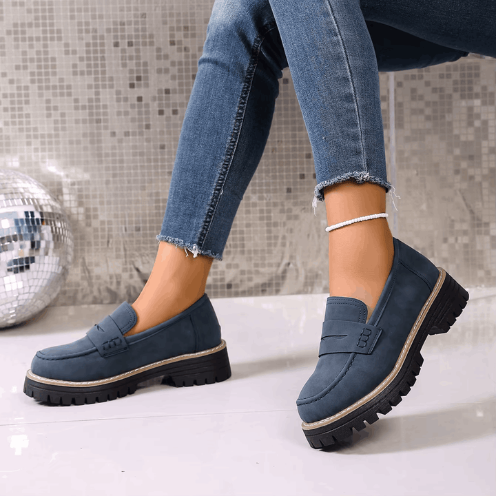 Chiazuforge - Round Toe Non-Slip Loafer