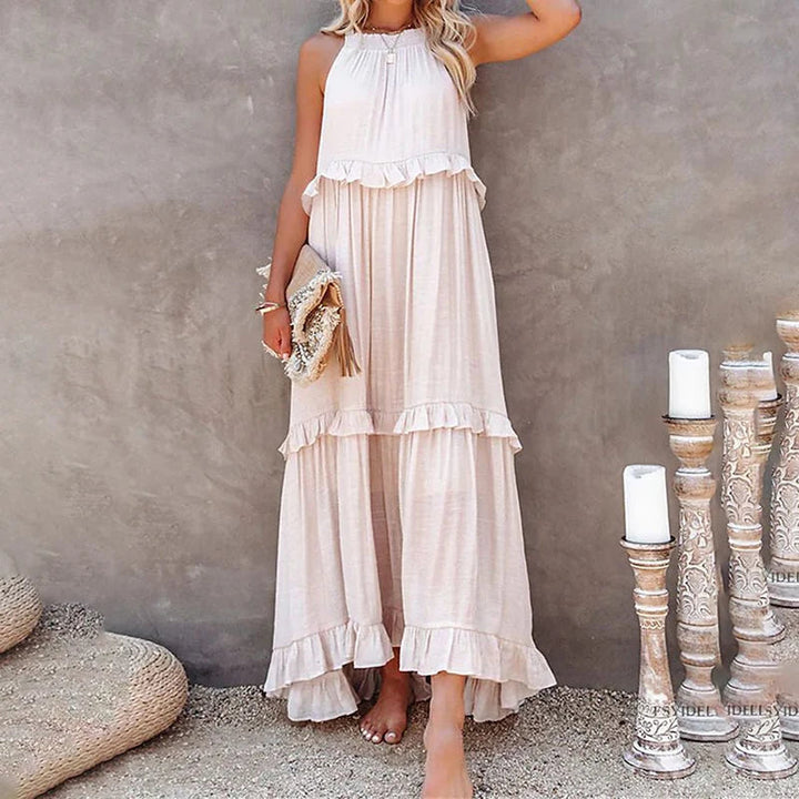Munalisa - Ruffled Maxi Dress