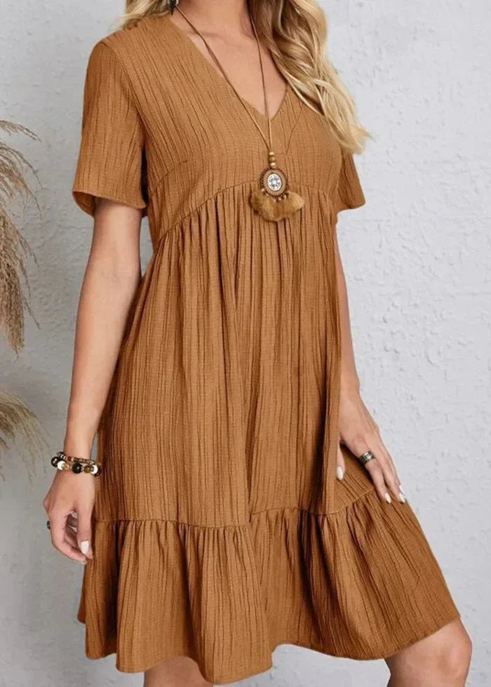 Lorene - Elegant Tummy Flattering Dress