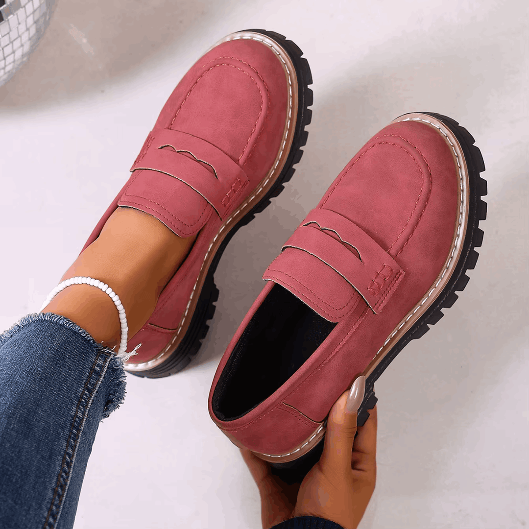 Chiazuforge - Round Toe Non-Slip Loafer