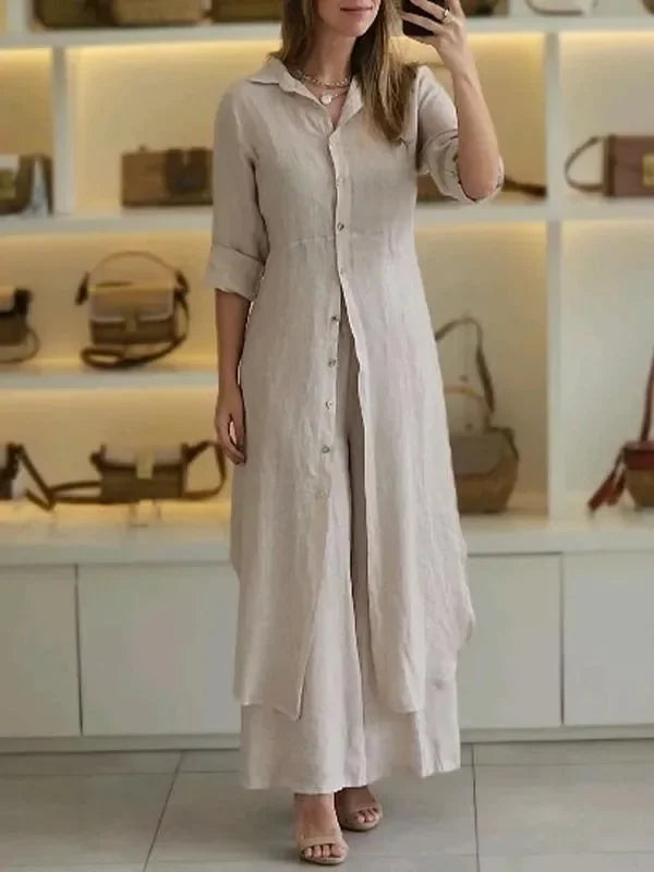 Annick - Linen Two Piece Set