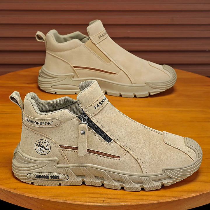 Jaquarius - Modern Sneakers With Side Zipper