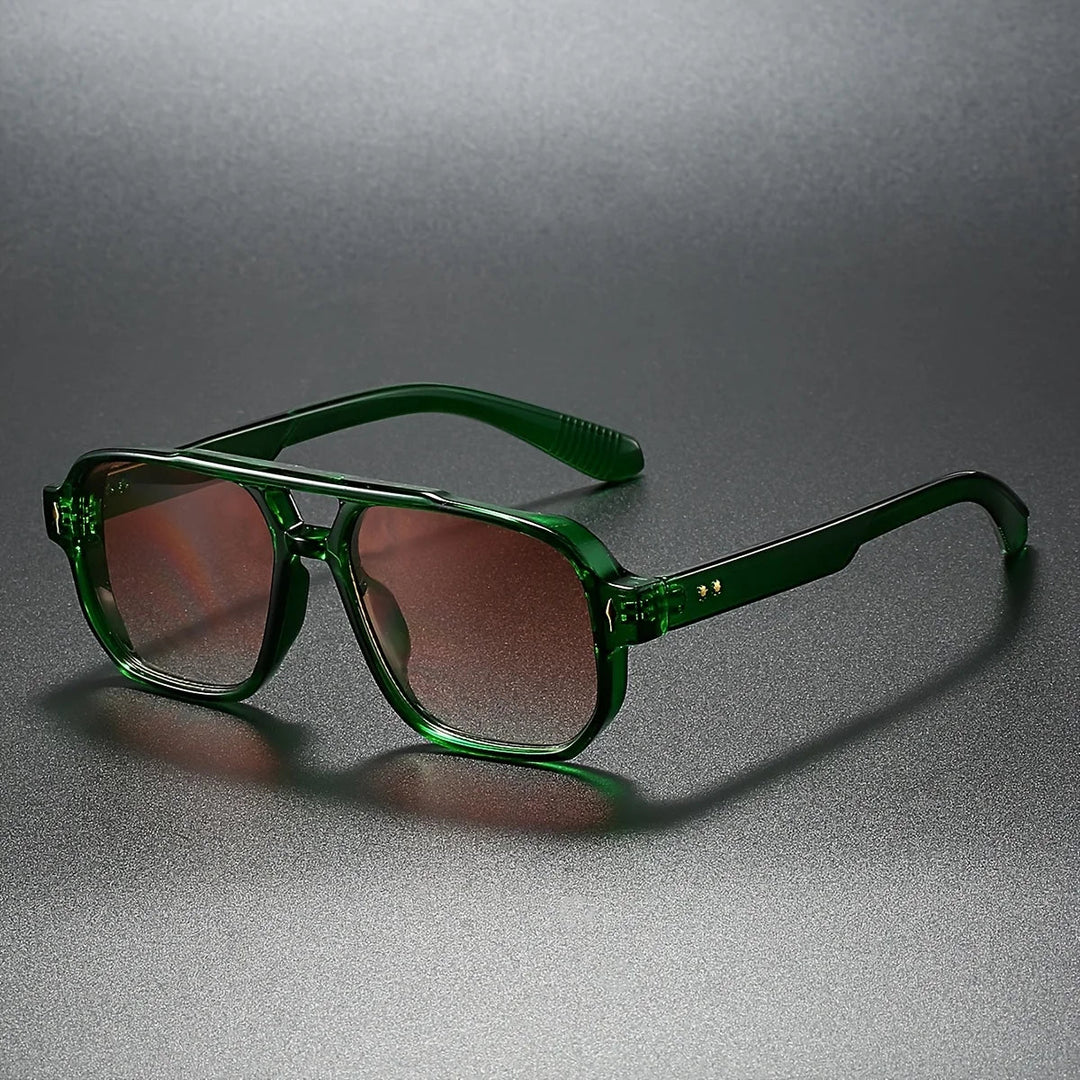 LumeSight - Double Bridge Square Sunglasses