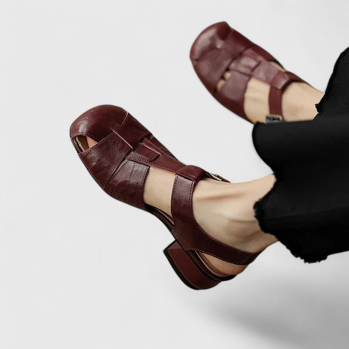 Kathy - Leader Sandal With Buckle Strap