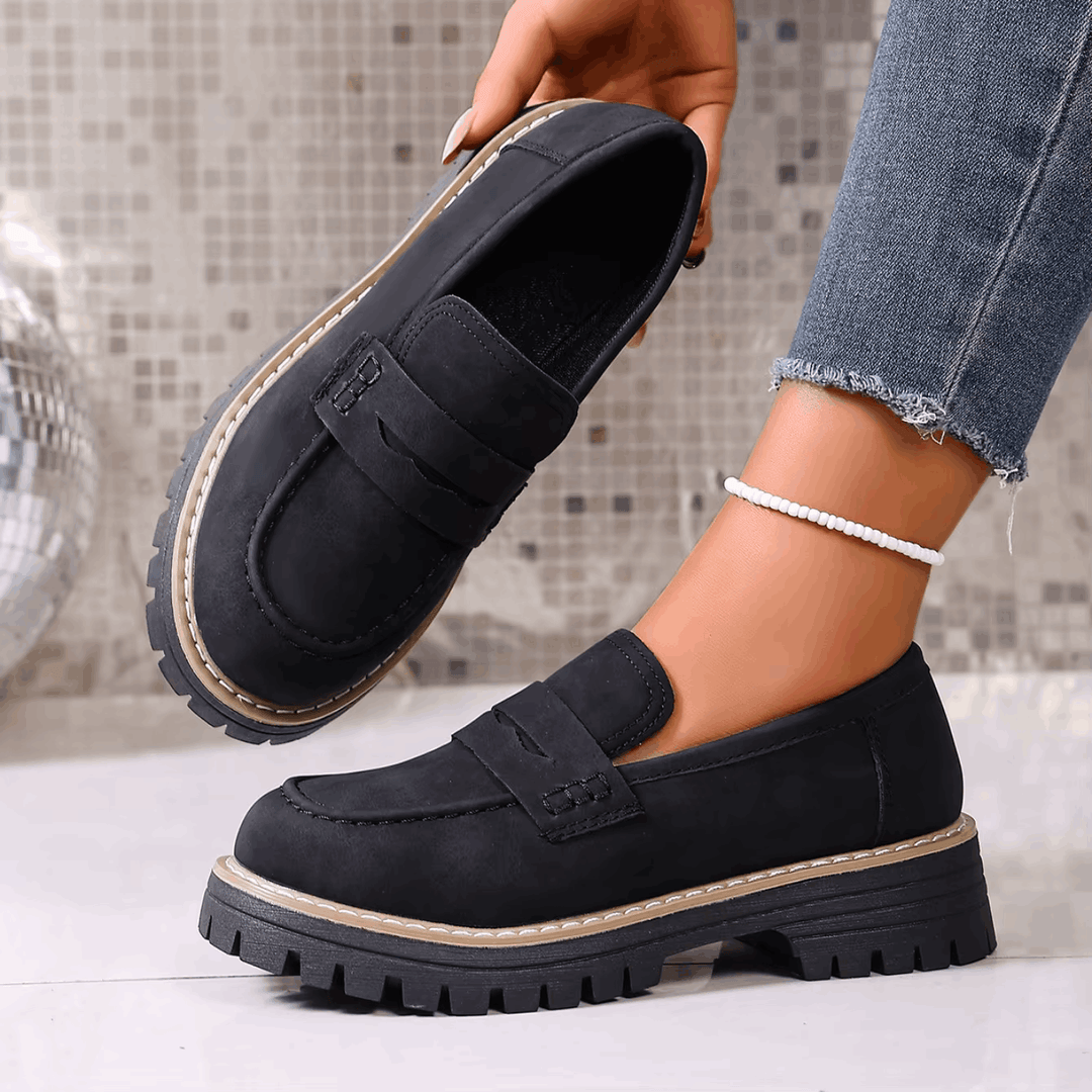 Chiazuforge - Round Toe Non-Slip Loafer