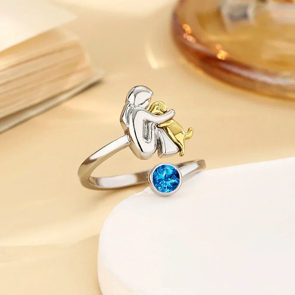 ForeverHug - Ring With Dog Icon