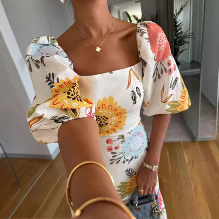 Kittina - Floral Maxi Dress