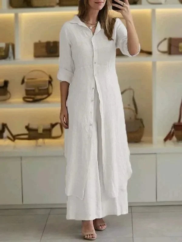 Annick - Linen Two Piece Set