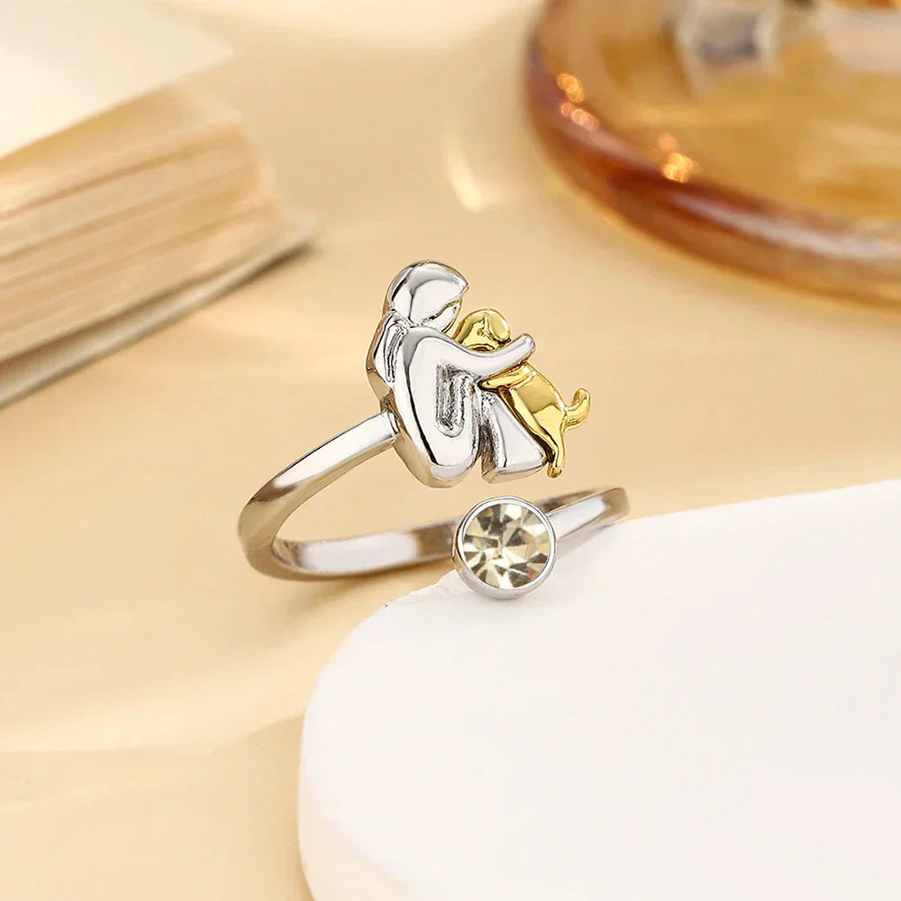 ForeverHug - Ring With Dog Icon