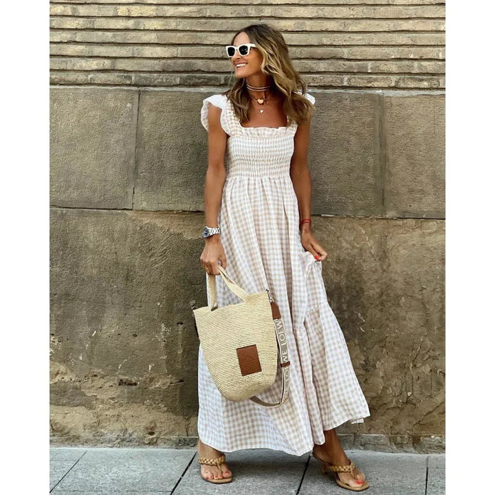 Jayne - Sleeveless Square Neck Maxi Dress