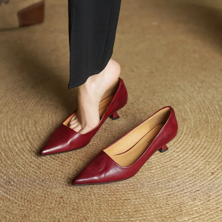 Delis - Genuine Leather Pumps
