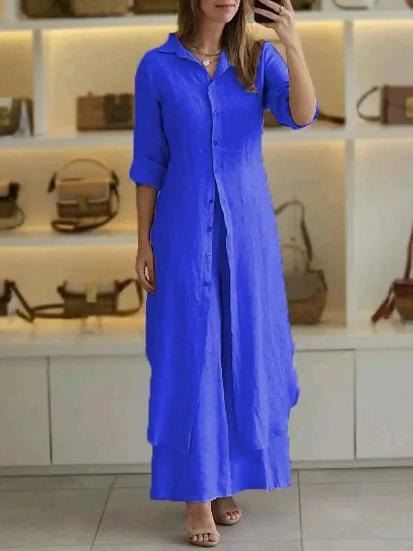Annick - Linen Two Piece Set