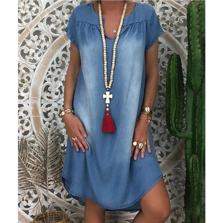Alicja - Casual Denim Summer Dress