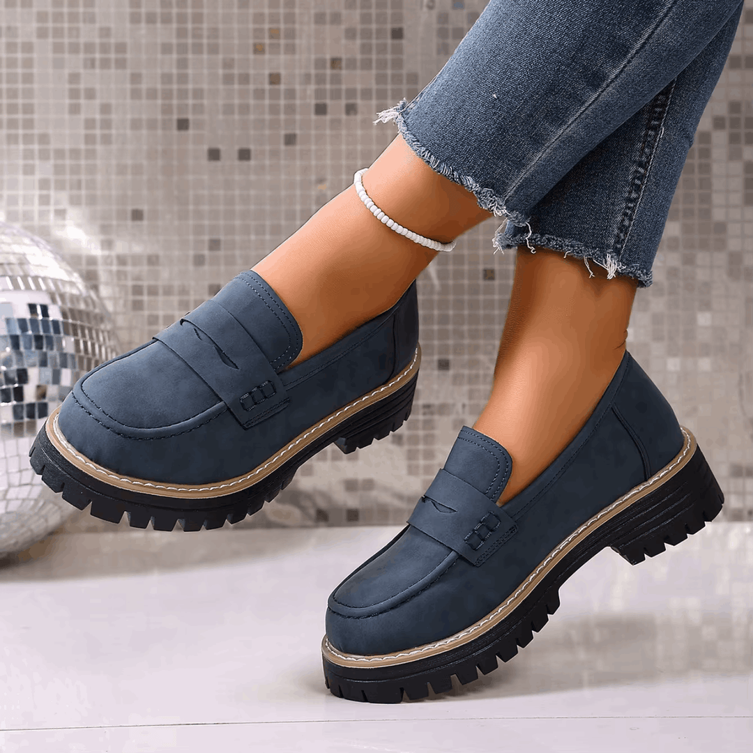Chiazuforge - Round Toe Non-Slip Loafer