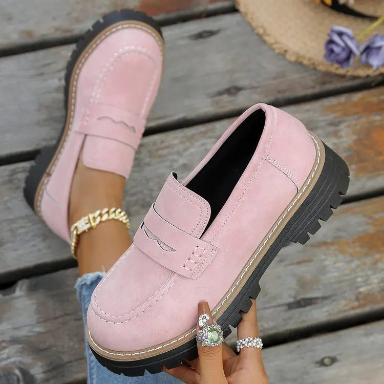 Chiazuforge - Round Toe Non-Slip Loafer
