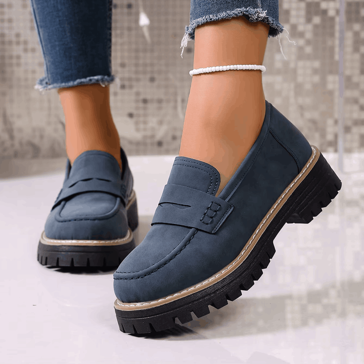 Chiazuforge - Round Toe Non-Slip Loafer