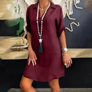 Ankica - Comfortable Linen Dress