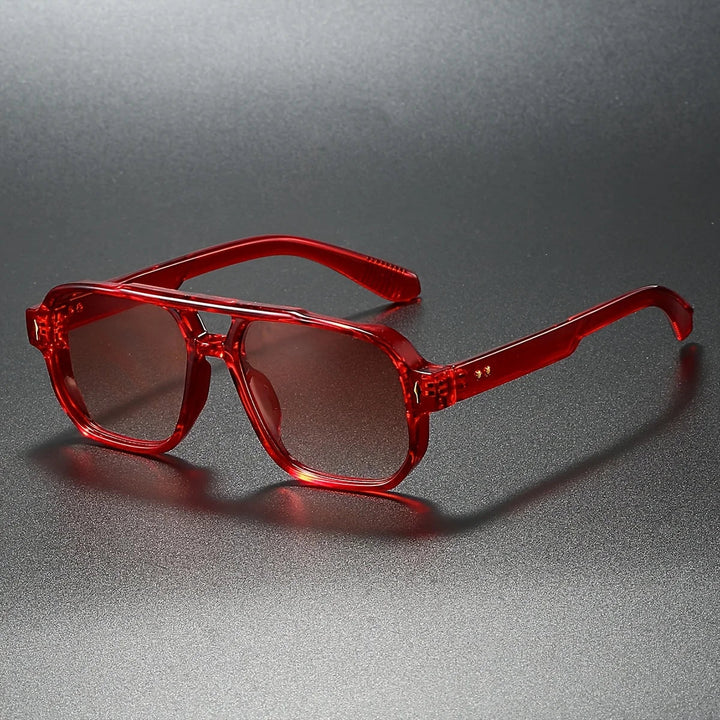 LumeSight - Double Bridge Square Sunglasses