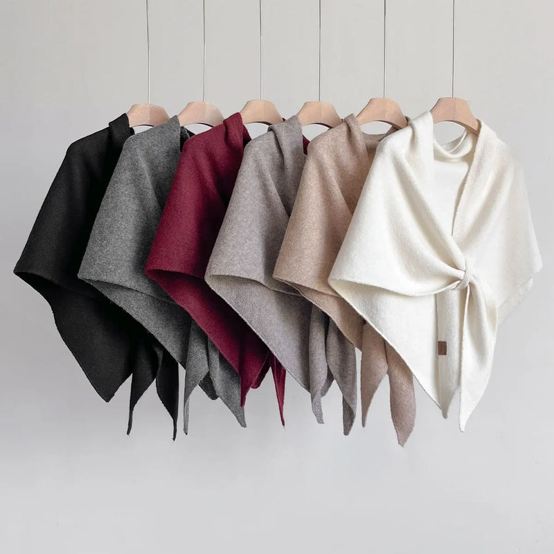 Jocelyna - Knotted Wrap Shawl