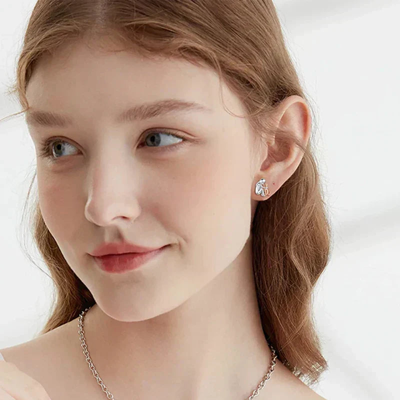Kinley - Earrings With Cat Icon