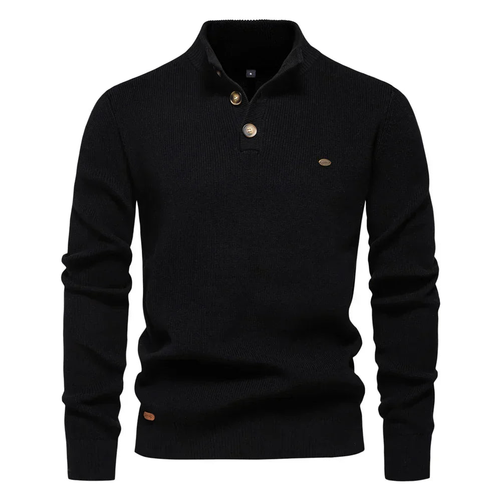 Szczerba - Sweater With Button Design