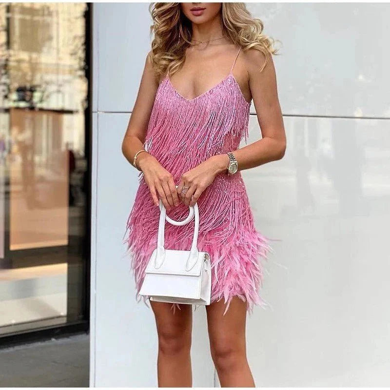Valina - Casual Cocktail Mini Dress