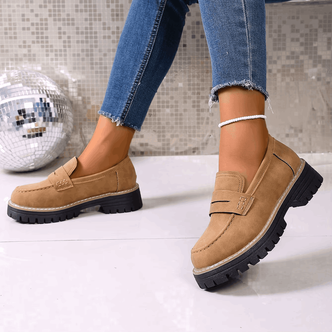 Chiazuforge - Round Toe Non-Slip Loafer