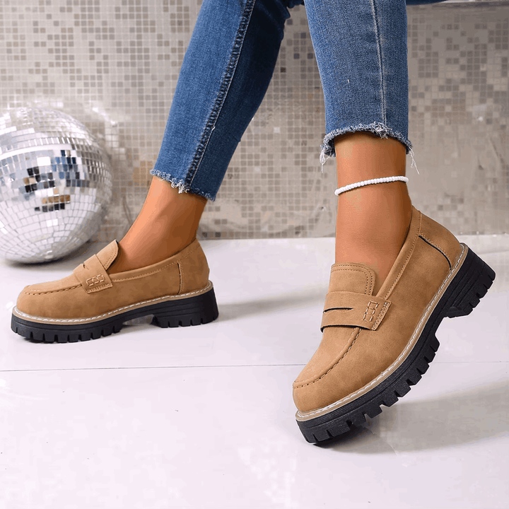Chiazuforge - Round Toe Non-Slip Loafer